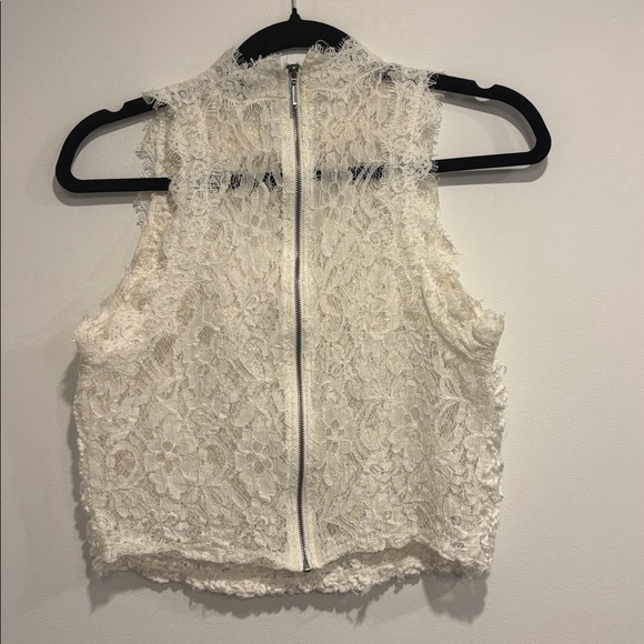Zara White Lace Top - Picture 4 of 6